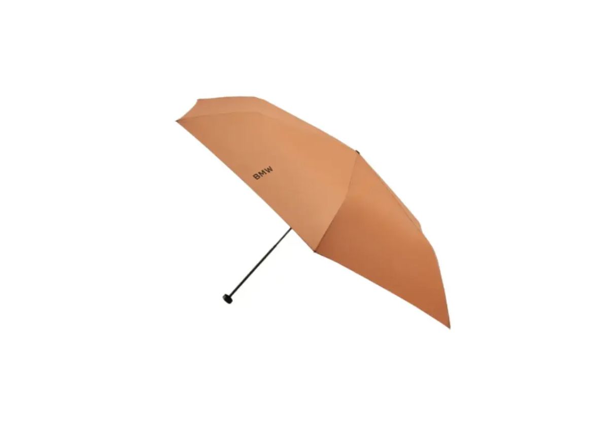 BMW pocket paraplu bruin