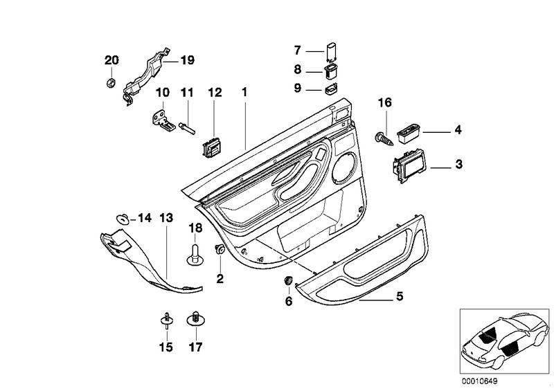 Portierbekleding achter zijairbag