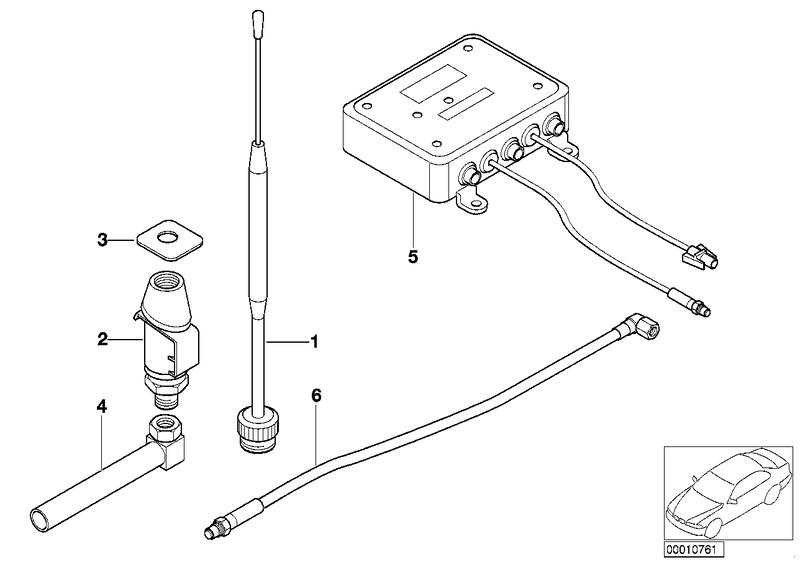 Onderdelen radio / radio-antenne