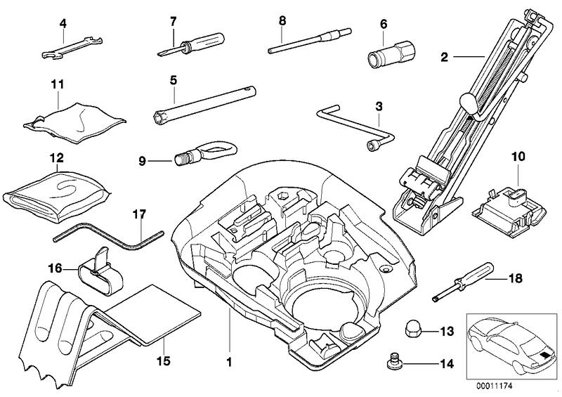 Boordgereedschap / Krik