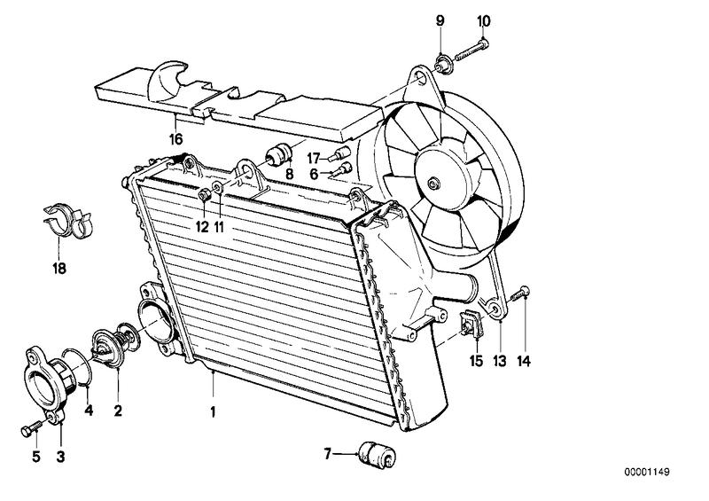 Radiateur - thermostat/ventilator