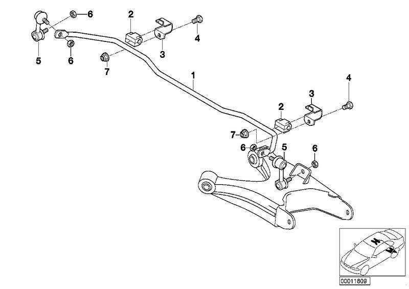 Stabilisator achter