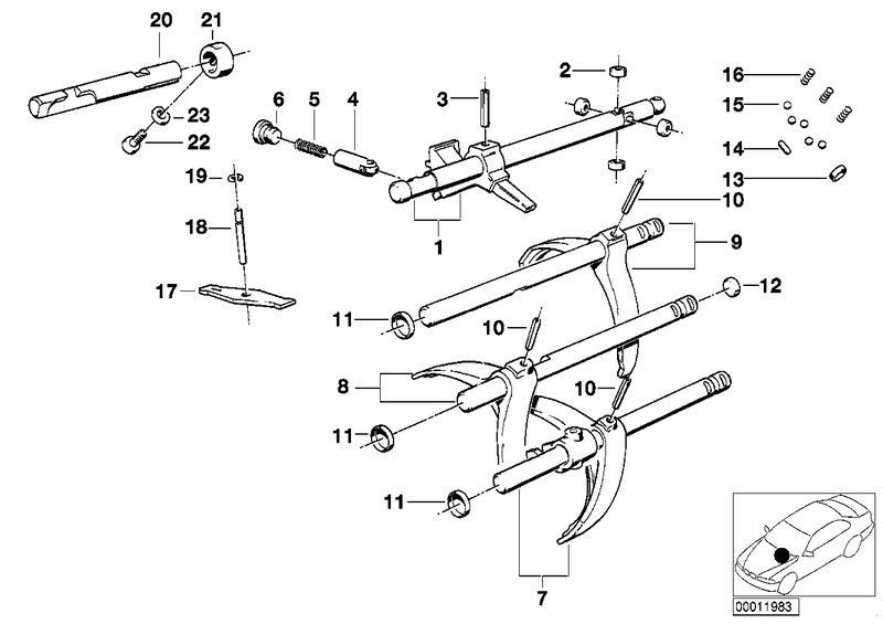 Getrag 260/5/50 gangwiss.onderdel.inner