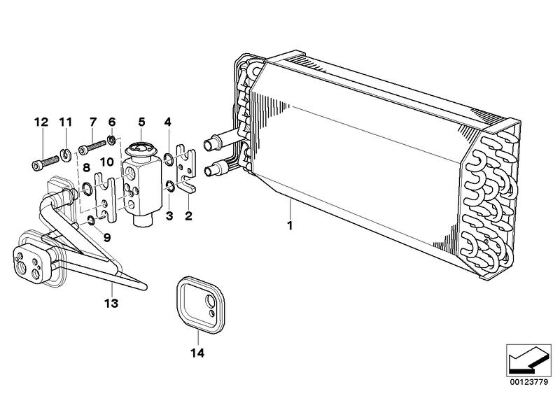 Verdamper automatische . air-condit. 