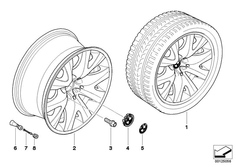 BMW LM wiel V-spaak 126