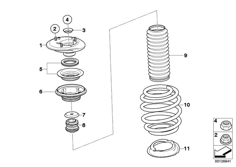 Schroefveer / steunleger / aanbouwdelen