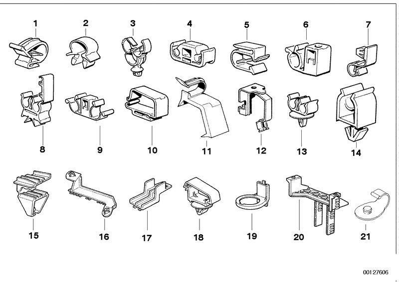 Diverse kabelbevestigings