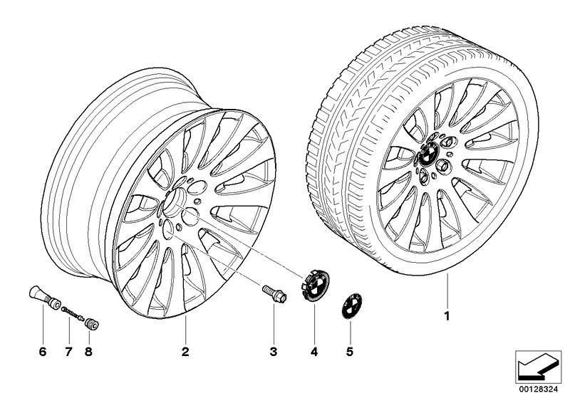 BMW LM wiel radiale spaak 118