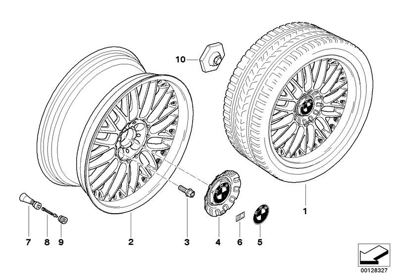 BMW compoundwiel M kruisspaken 101