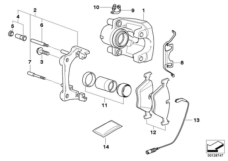 Remvoeringsensor voorrem (S212U)