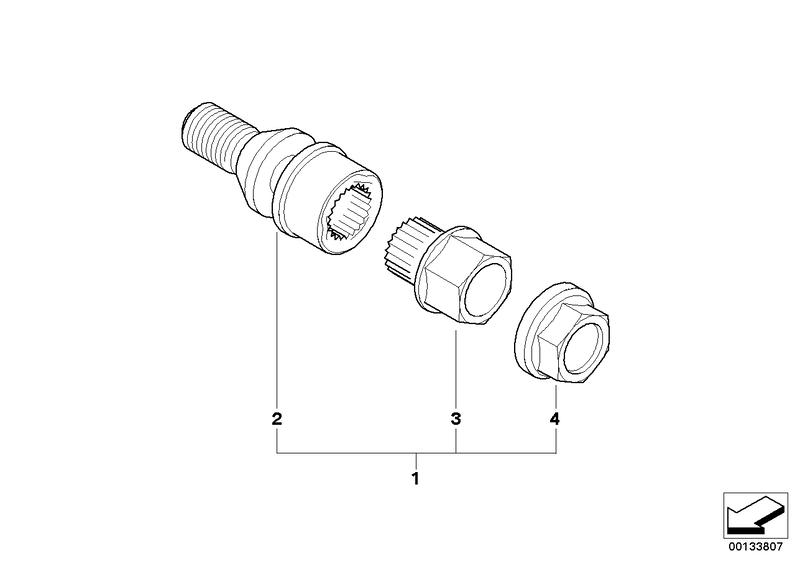 Wielboutslot met adapter