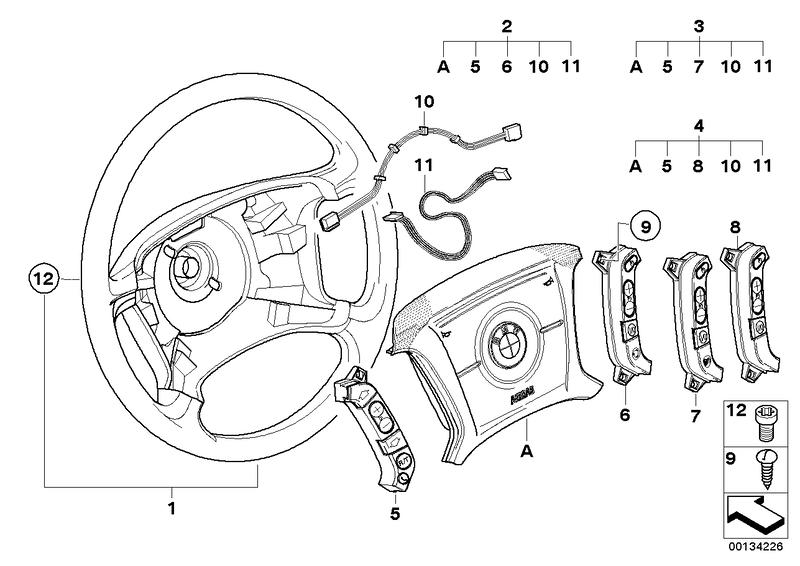 Stuurwiel Airbag-Smart multifunctioneel