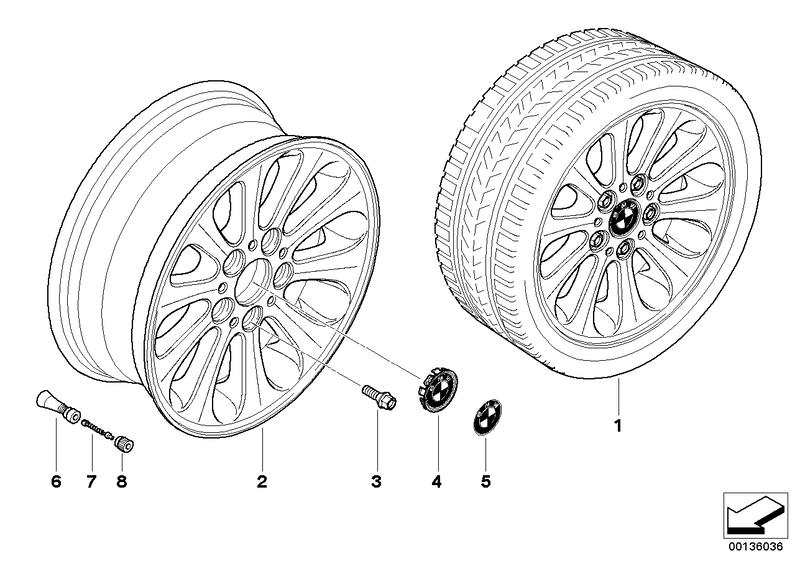 BMW LM wiel radiaalspaak 139