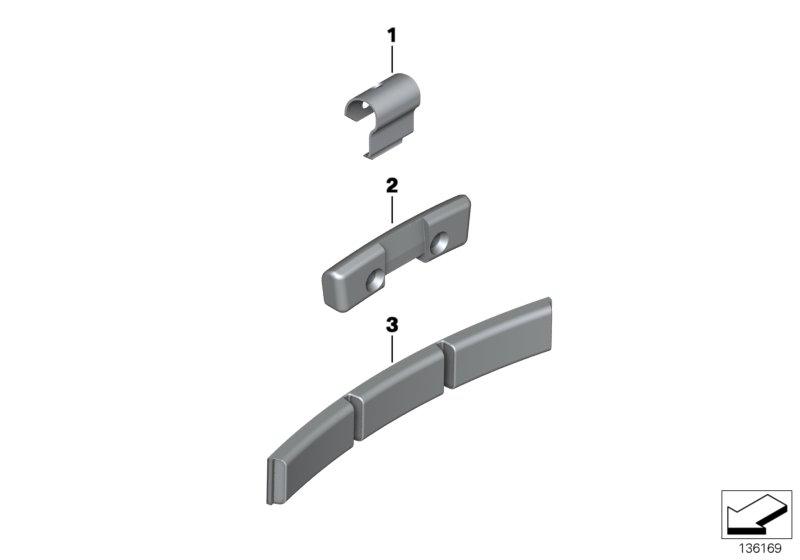 Balanceergewichten zink