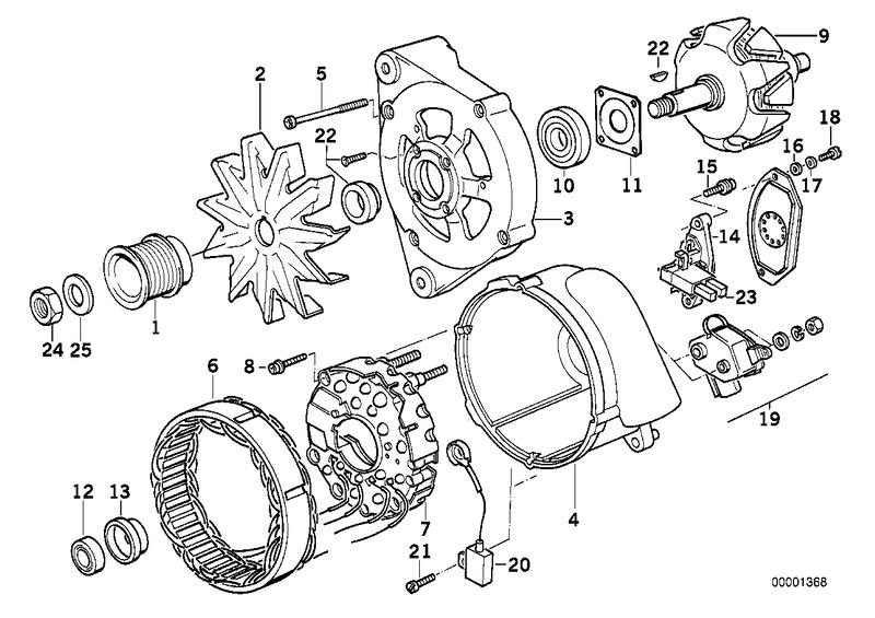 Dynamo onderdelen 140a