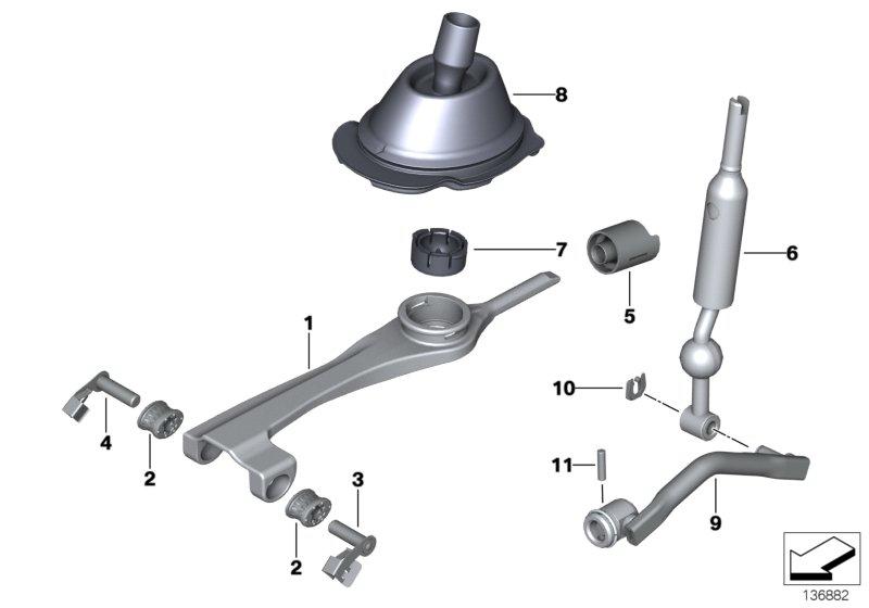 Schakeling handg.transmissie/diesel