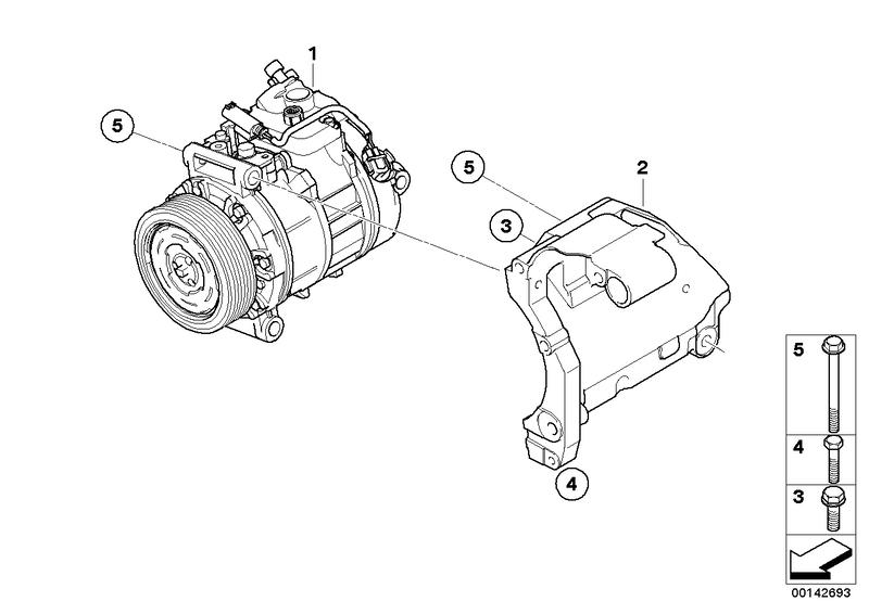 Airco-compressor aanbouwdelen