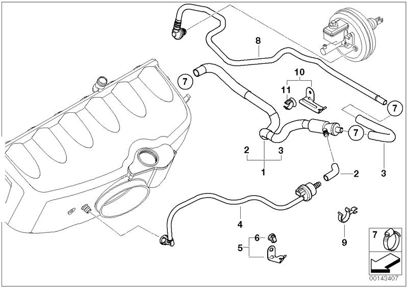 Onderdrukbesturing-motor