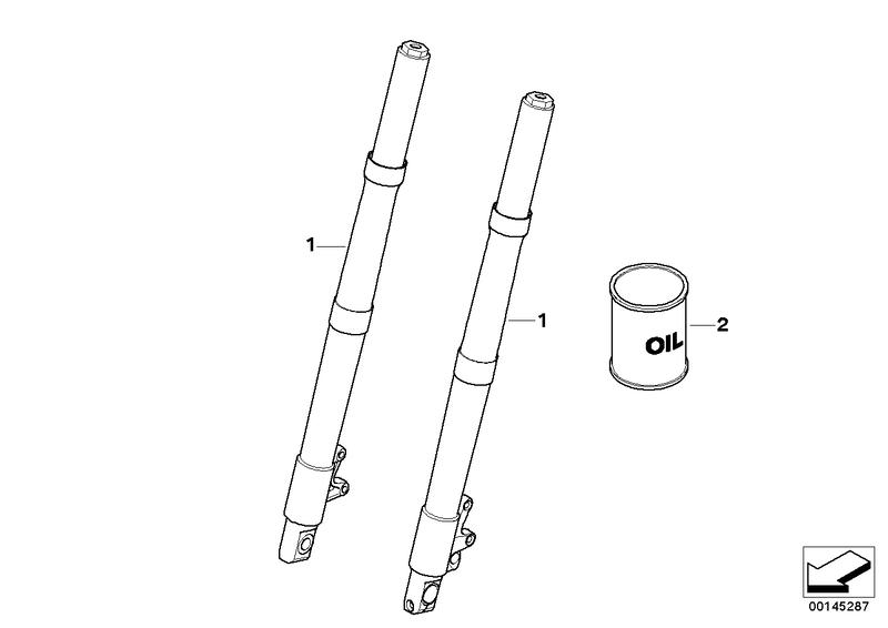 Vorkpoot diameter binnenpoot 41mm