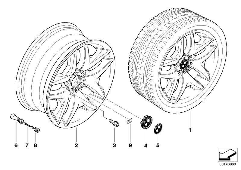 BMW LM velg M dubbele spaken 192