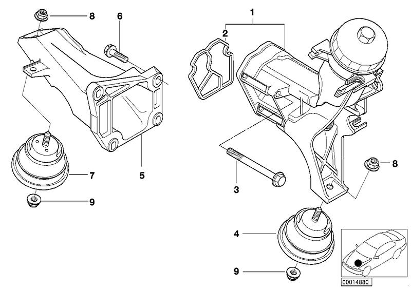 Motorophanging