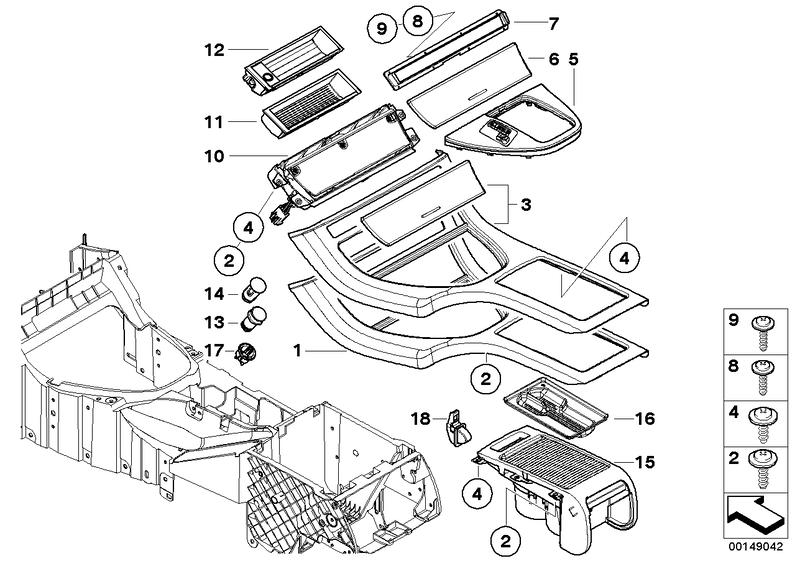 Aanbouwdelen middenconsole