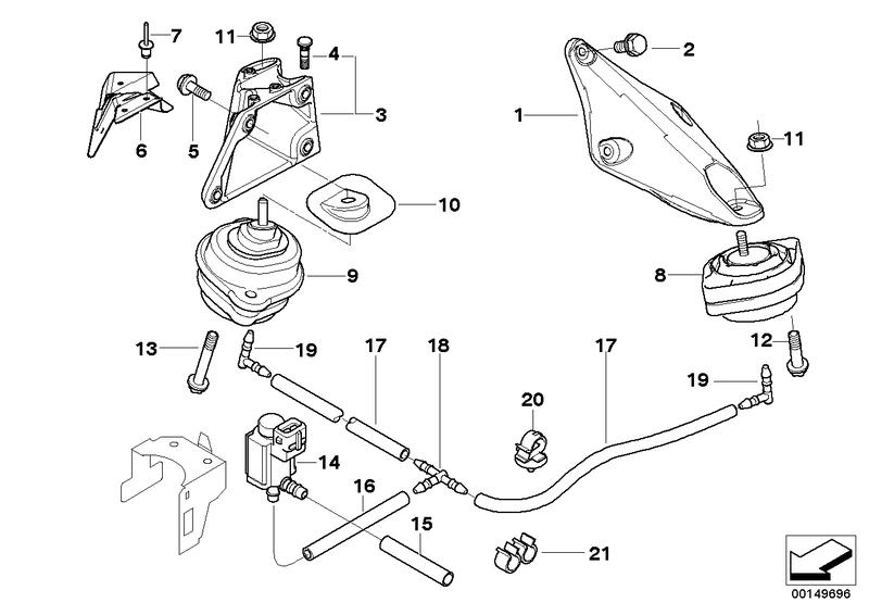 Motorophanging