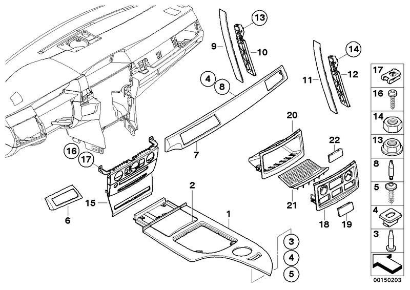 Extra set, interieursierlijst aluminium