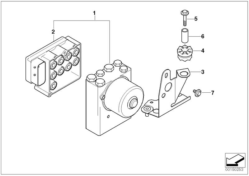 ASC hydroaggreg./stuurtoestel/bevestigng