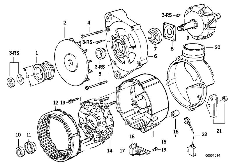 Dynamo onderdelen 140a