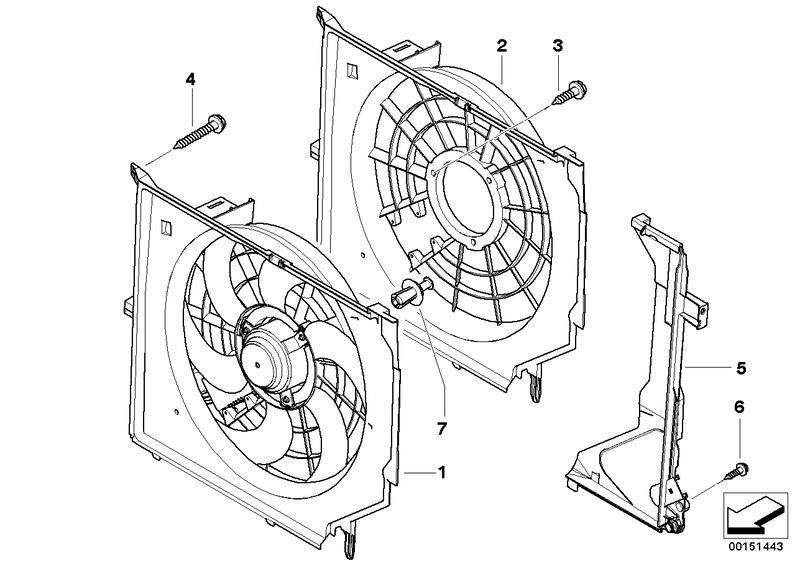 Ventilateurmantel / Montageplaat