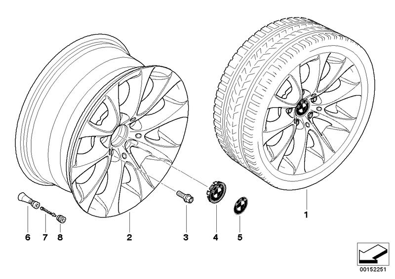 BMW LM wiel V-spaak 188