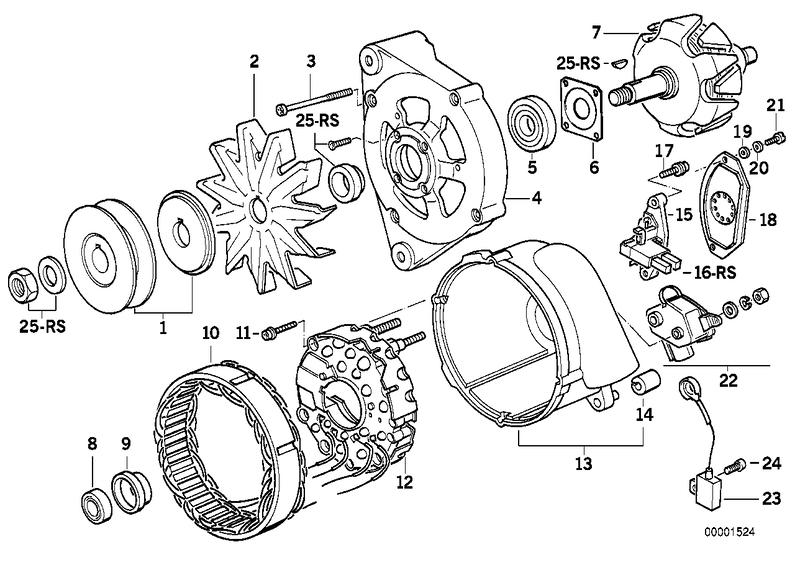 Dynamo onderdelen 140a