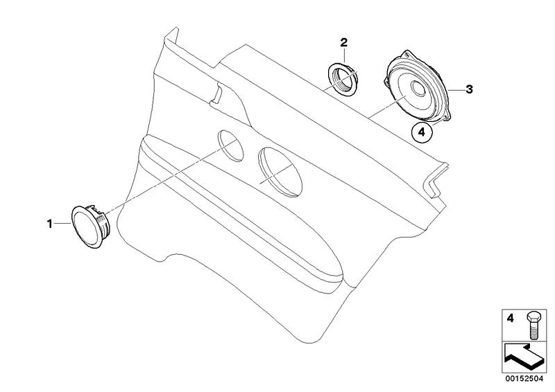 Individual-audiosysteem achterportier