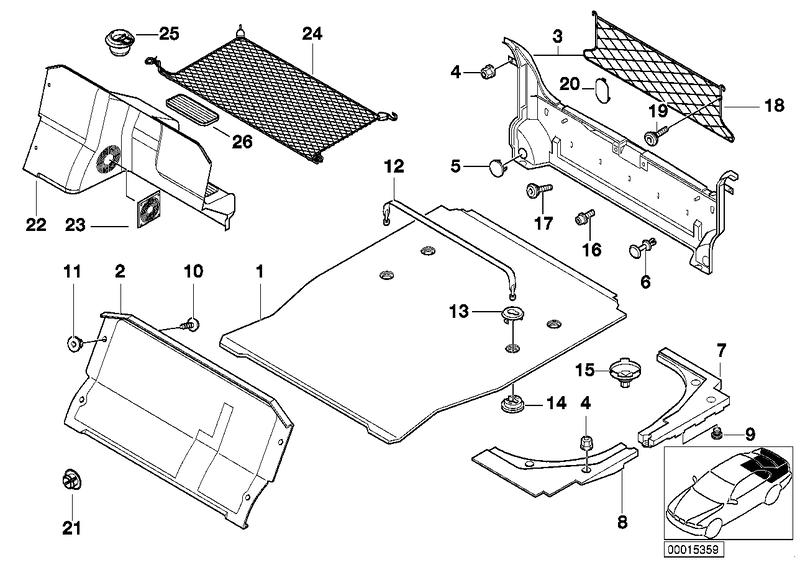 Bagageruimtebekleding