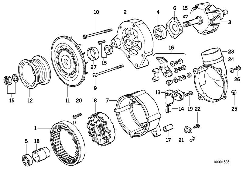 Dynamo onderdelen 140a