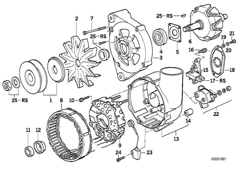 Dynamo onderdelen 140a