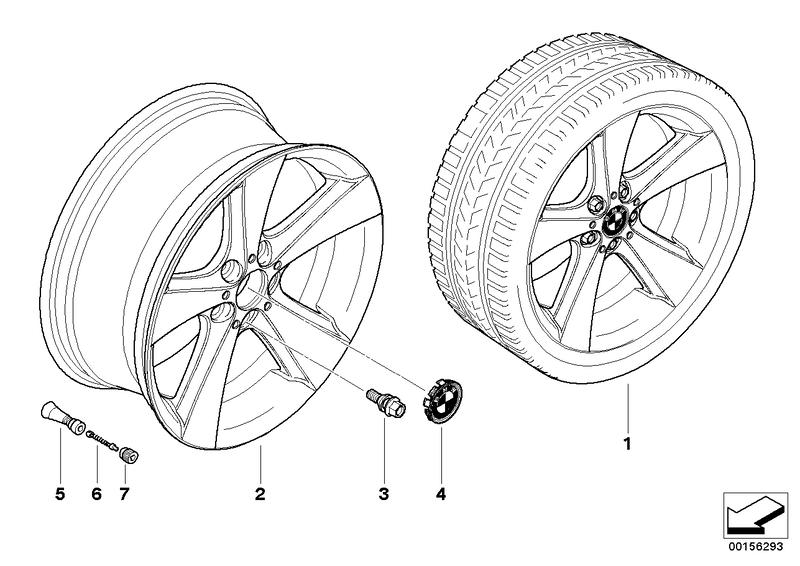 BMW LM wiel sterspaak 128