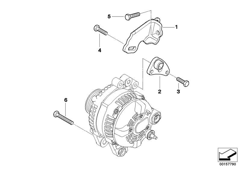 Dynamo bevestigingsdelen 130A