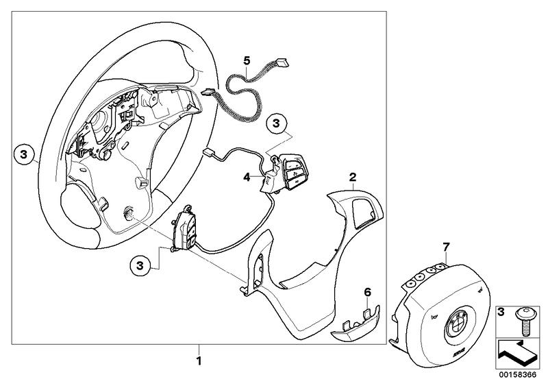 Sportstuurwiel airbag-smart/Multifunctie