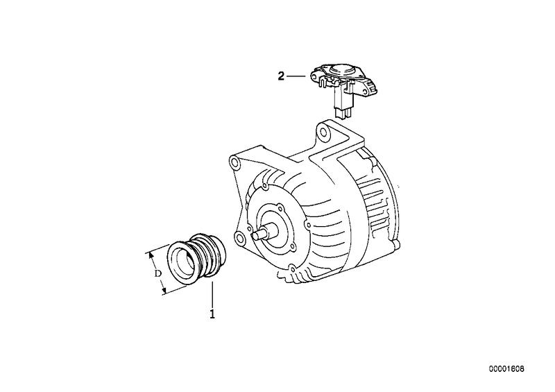 DYNAMO ONDERDELEN 70A Bosch