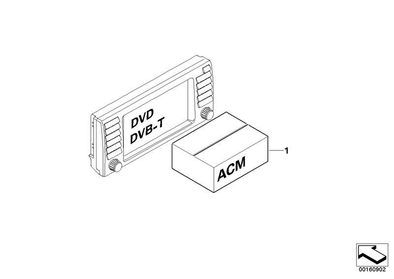 Onderdelen Accessory Control Menu ACM