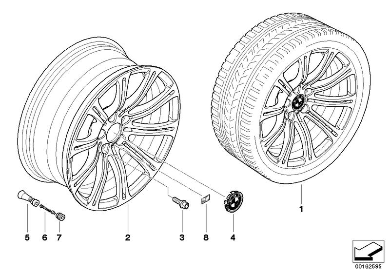 BMW LM velg M dubbele spaken 220