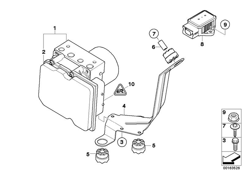 Hydroaggreg. DXC / bevestiging / sensor