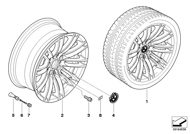 BMW LM velg M dubbele spaken 219