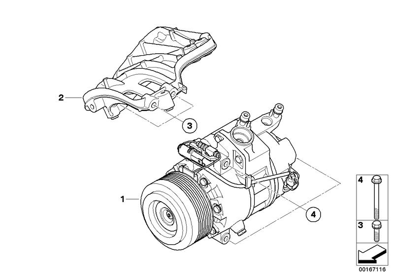 Airco-compressor / aanbouwdelen