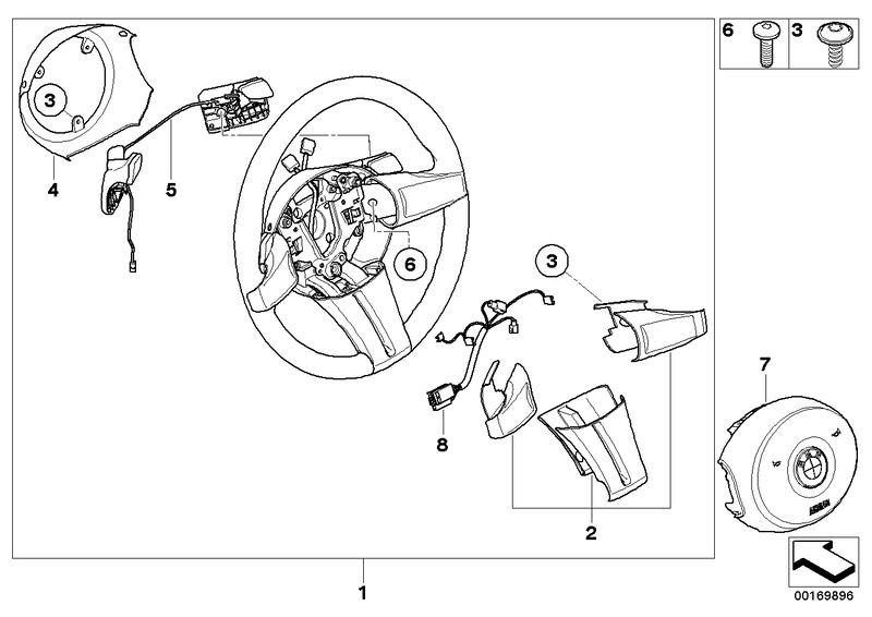 Sportstuurwiel airbag met paddels