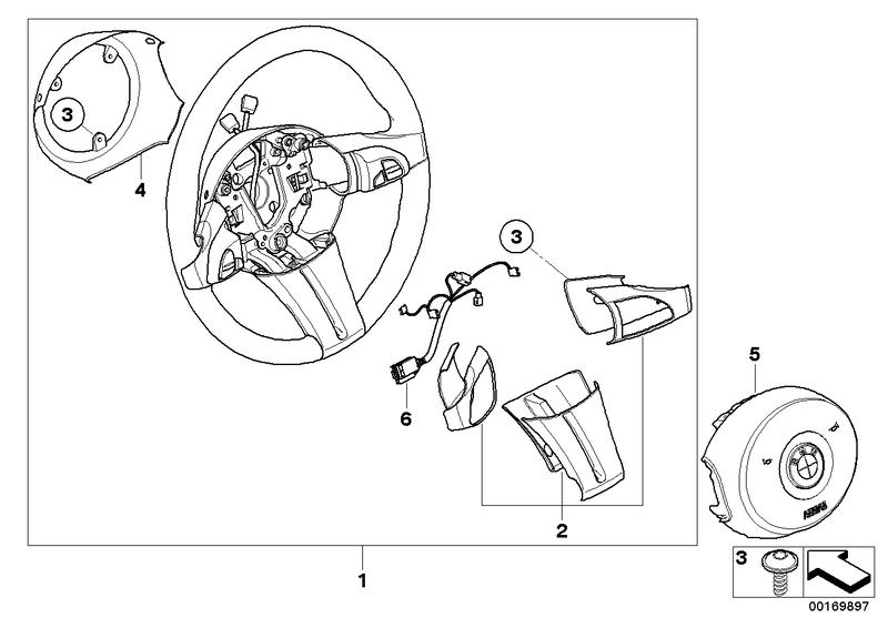 Sportstuurwiel airbag multifunct. 