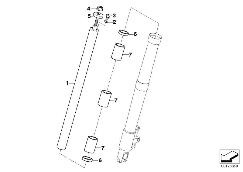 Binnenpoot diameter 41mm