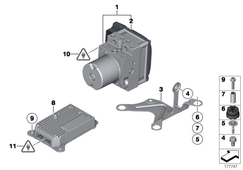 Hydroaggreg.DXC/bevestiging/sensor